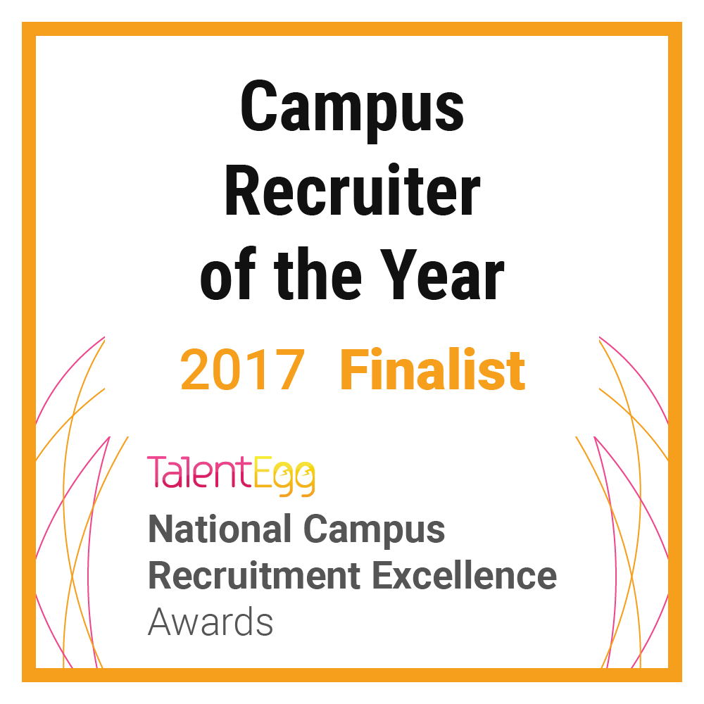 Campus Recruiter of the Year 2017 Finalist